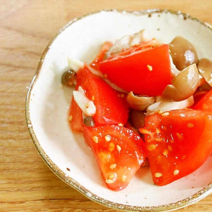 簡単 トマト しめじの酢の物 レシピ 作り方 By 京たまご86 楽天レシピ 簡単 トマト しめじの酢の物 レシピ 作り方 By 京たまご86 楽天レシピ